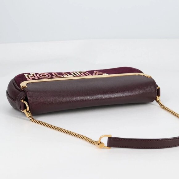 LOUIS VUITTON 2011S/S Avant Garde Pochette Bag Leather M97092 LV Auth BA5478V - Picture 8 of 16